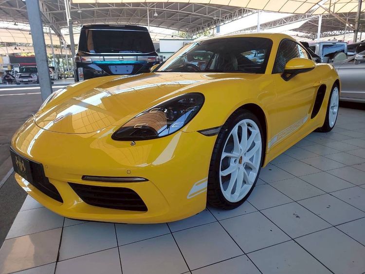 Porsche 718 2025 2.0 Cayman Sedan เบนซิน เกียร์อัตโนมัติ เหลือง รูปที่ 2