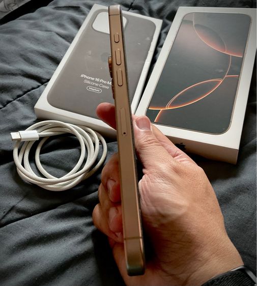 ขาย iPhone 16 Pro max 256GB Desert Titanium ไอโฟน 16PM สีทะเลทราย ประกันยังเหลือถึง รูปที่ 5