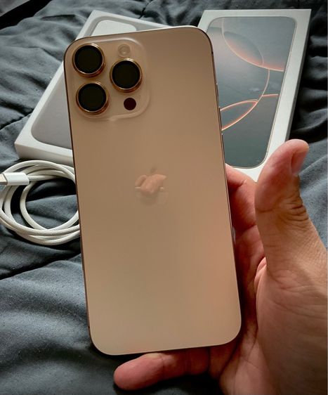 ขาย iPhone 16 Pro max 256GB Desert Titanium ไอโฟน 16PM สีทะเลทราย ประกันยังเหลือถึง รูปที่ 3