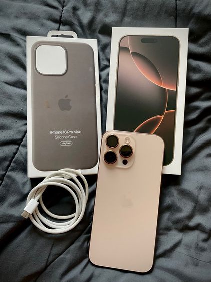 ขาย iPhone 16 Pro max 256GB Desert Titanium ไอโฟน 16PM สีทะเลทราย ประกันยังเหลือถึง รูปที่ 2