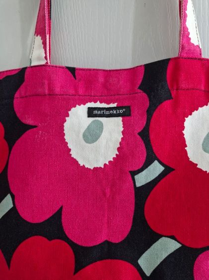 กระเป๋าผ้า Marimekko ใบใหญ่ ก 52 ซม. ส 36 ซม.ใช้งานน้อย รูปที่ 3