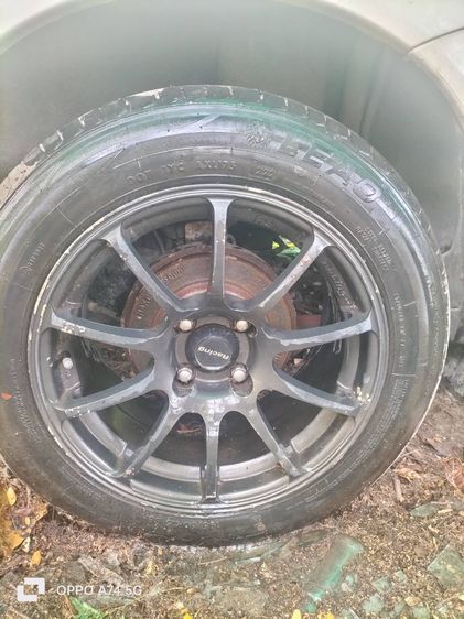 อื่นๆ แม็กนีเซียมอัลลอย 15" ล้อแม็ก 15 กว้าง 8 นิ้ว RS Racing ลาย 10 ก้าน  4 รู 100 พร้อมยาง
