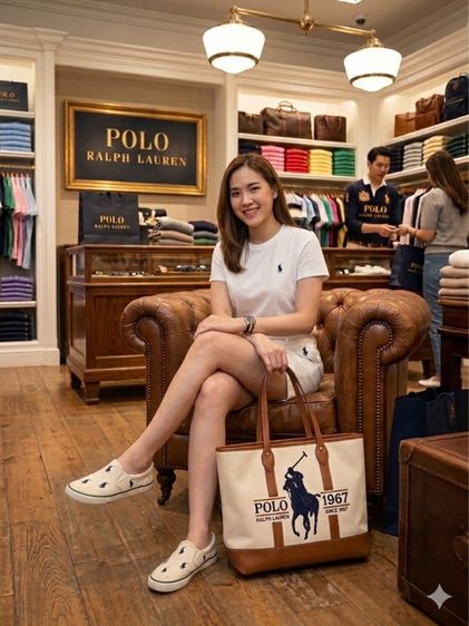 สลิปออน Polo Ralph แท้37 รูปที่ 3