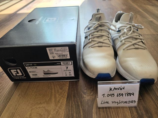 รองเท้าfootjoy 7us..xwสภาพใหม่ถอยป้ายแดง1,000บ รูปที่ 7