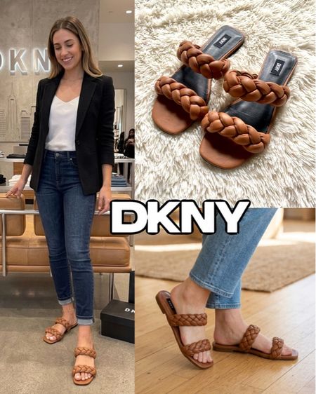 รองเท้าส้นแบน น้ำตาล อื่นๆ DKNY แท้ไซต์36