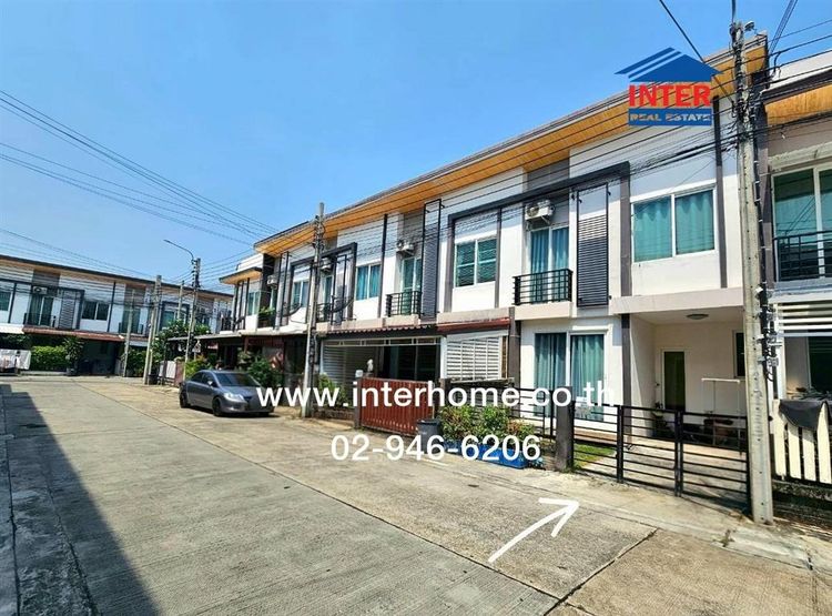 ทาวน์เฮ้าส์ 2 ชั้น 18.2 ตร.ว. หมู่บ้านกัสโต้ ท่าน้ำนนท์ ใกล้ตลาดสิริมงคล และเซ็นทรัล เวสต์วิลล์ ถนนนครอินทร์ ถนนบางศรีเมือง เมืองนนทบุรี  รูปที่ 2