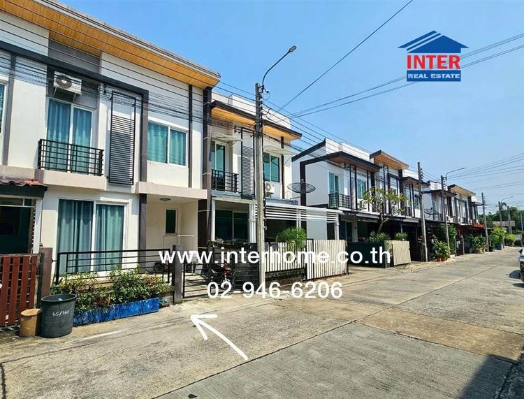 ทาวน์เฮ้าส์ 2 ชั้น 18.2 ตร.ว. หมู่บ้านกัสโต้ ท่าน้ำนนท์ ใกล้ตลาดสิริมงคล และเซ็นทรัล เวสต์วิลล์ ถนนนครอินทร์ ถนนบางศรีเมือง เมืองนนทบุรี  รูปที่ 3