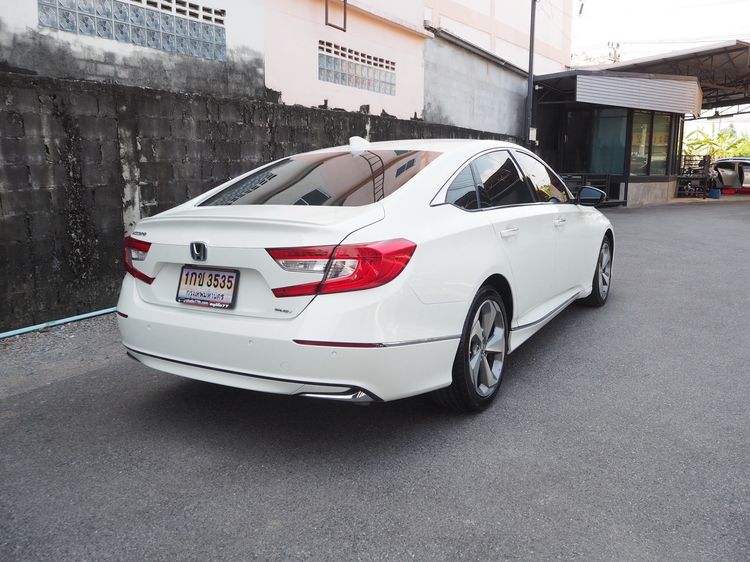 Honda Accord 2022 2.0 e:HEV Tech Sedan ไฮบริด ไม่ติดแก๊ส เกียร์อัตโนมัติ ขาว รูปที่ 4