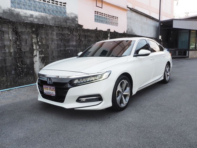 Honda Accord 2022 2.0 e:HEV Tech Sedan ไฮบริด ไม่ติดแก๊ส เกียร์อัตโนมัติ ขาว รูปที่ 2