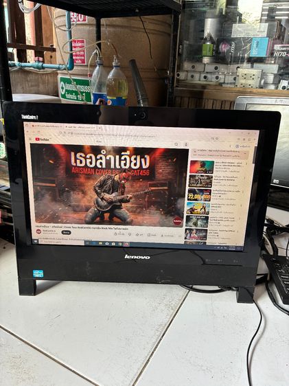คอมตั้งโต๊ะ AIO ออล อินวัน   Lenovo I3 เจน 3 แรม 4G SSD 120  G จอ 20 นี้ว