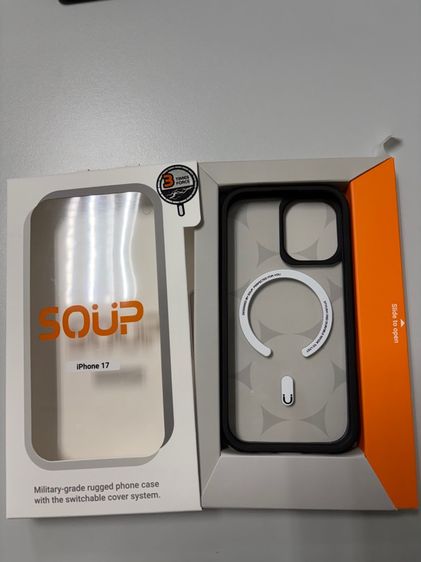 soup case with MagSafe pure black iphone17 รูปที่ 4