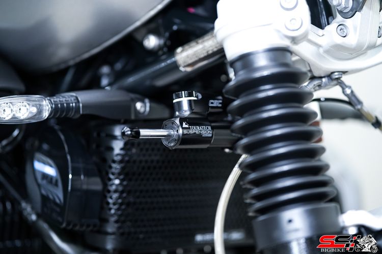 BMW R NINE T SCRAMBLER US โช๊ค ÖHLINS หน้าหลัง กันสะบัด TOURATECH และของแต่งอื่นๆอีกเพียบ โครตคุ้ม รูปที่ 6