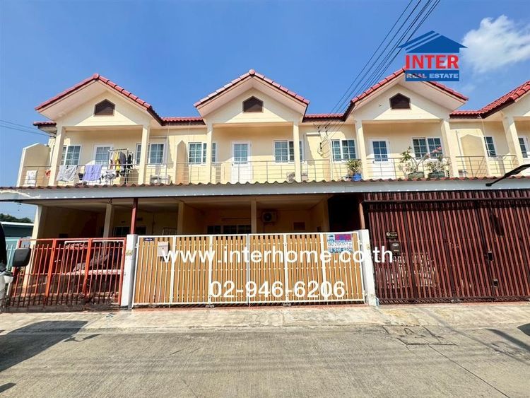 ทาวน์เฮ้าส์ 2 ชั้น 19 ตร.ว. หมู่บ้านเฟื่องฟ้าวิลล่า19 เฟส2 ซอยทรัพย์บุญชัย28 ถนนศรีนครินทร์ ถนนซอยทรัพย์พัฒนา เมืองสมุทรปราการ สมุทรปราการ