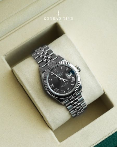 Rolex Datejust 279174 Grey Roman Dial Jubilee 2025 28mm. Fullset  รูปที่ 2