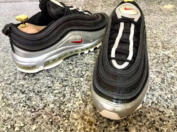 Nike Air Max 97 Metallic Sliver Black เบอร์42 รูปที่ 2
