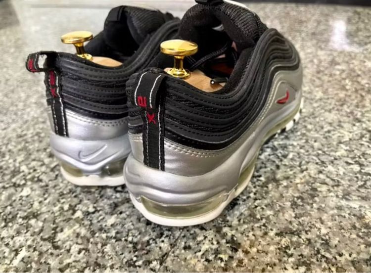 Nike Air Max 97 Metallic Sliver Black เบอร์42 รูปที่ 5