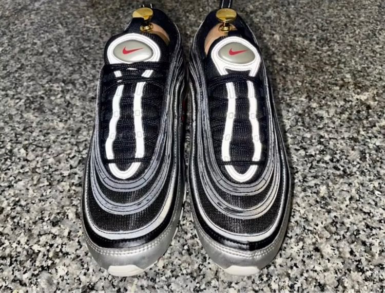 Nike Air Max 97 Metallic Sliver Black เบอร์42 รูปที่ 4