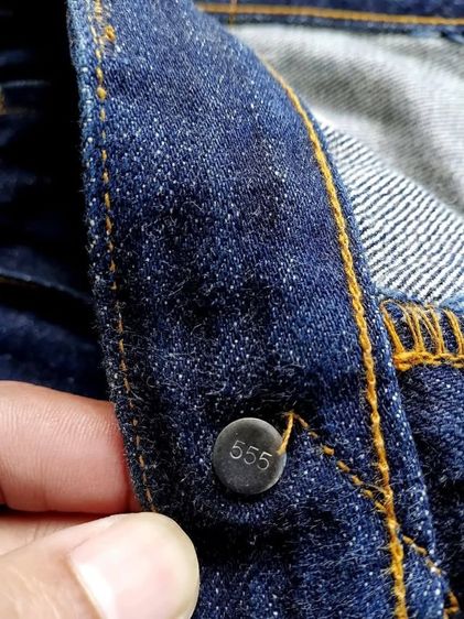 LEVI'S 501XX BIG E , LVC 1947 ริมแดง
MADE  IN  U.S.A. กระดุม 555
เอววัดจริง 28-29  รูปที่ 8