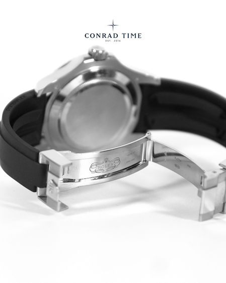 Rolex Yacht-Master 226659 Black dial Black Oysterflex Strap 42mm.  รูปที่ 14