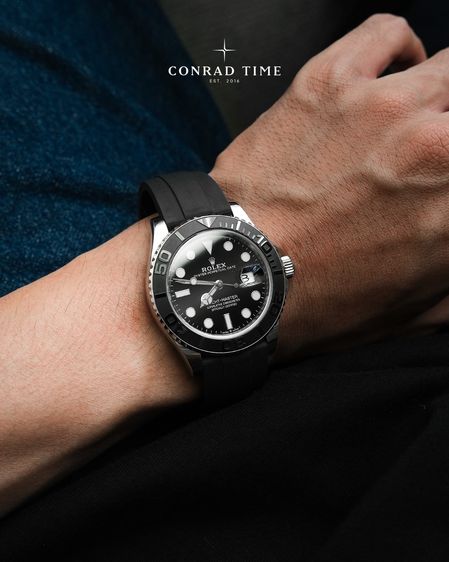 Rolex Yacht-Master 226659 Black dial Black Oysterflex Strap 42mm.  รูปที่ 2