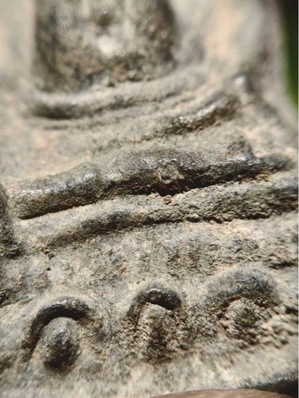 พระหูยาน  กรุเก่า กรุวัดพระศรีรัตนมหาธาตุลพบุรี เนื้อชินเงิน  รูปที่ 7