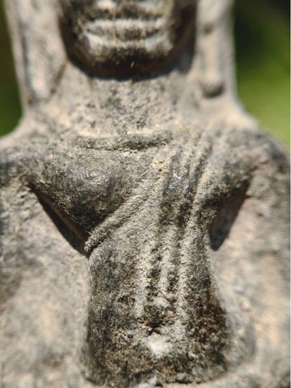 พระหูยาน  กรุเก่า กรุวัดพระศรีรัตนมหาธาตุลพบุรี เนื้อชินเงิน  รูปที่ 4