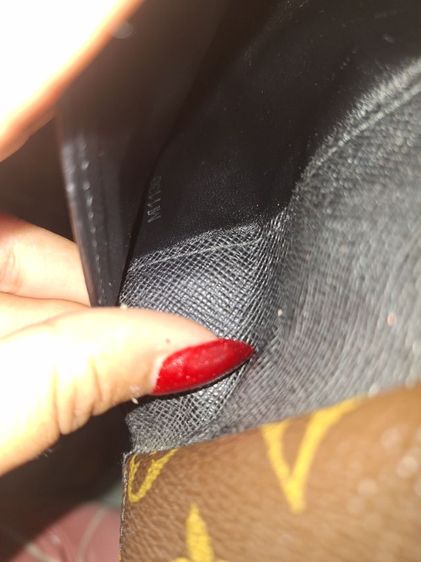 Louis Vuitton Monogram Macassar Portefeuille Rond Chain Strap Canvas รูปที่ 13