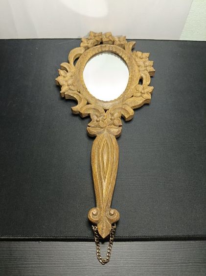 อื่นๆ กระจกส่องหน้าไม้แกะสลักสไตล์ยุโรป