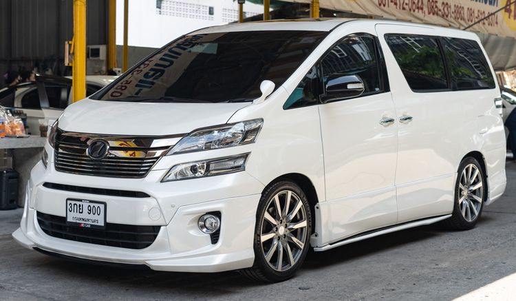 Toyota Vellfire 2013 2.4 Z G Edition Van เบนซิน ไม่ติดแก๊ส เกียร์อัตโนมัติ ขาว รูปที่ 2