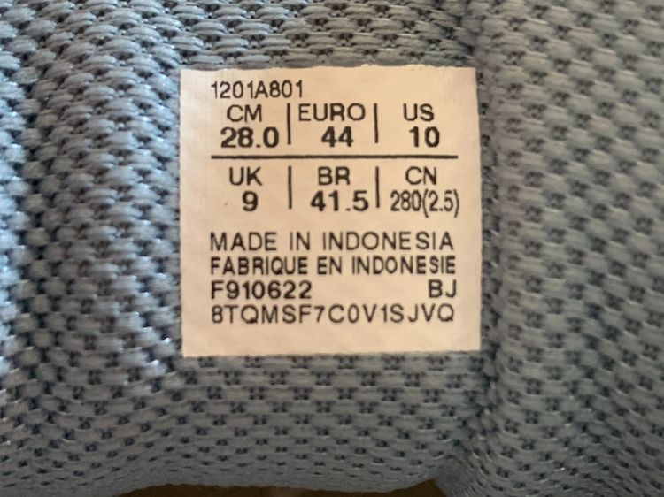 ASICS GEL-NIMBUS 9 WIND AND SEA CREAM BLUE size 10 รูปที่ 11