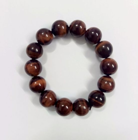 สร้อยข้อมือหินเรดไทเกอร์อาย 14มิล รูปที่ 6
