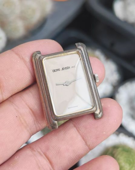 นาฬิกา​ Vintage​ Georg​ Jensen​ Tank​ by​ Concord​ ตัวเรือนเงินแท้​ แบ่งปะนหลักพัน​ ถูกกว่าคาร์เทียเยอะครับ รูปที่ 3