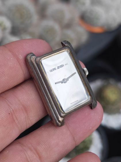 นาฬิกา​ Vintage​ Georg​ Jensen​ Tank​ by​ Concord​ ตัวเรือนเงินแท้​ แบ่งปะนหลักพัน​ ถูกกว่าคาร์เทียเยอะครับ รูปที่ 5