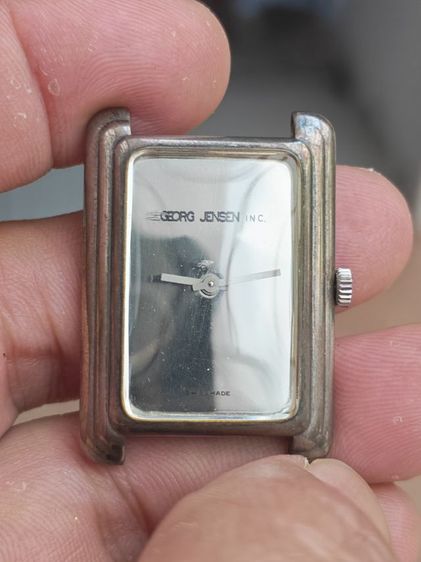นาฬิกา​ Vintage​ Georg​ Jensen​ Tank​ by​ Concord​ ตัวเรือนเงินแท้​ แบ่งปะนหลักพัน​ ถูกกว่าคาร์เทียเยอะครับ รูปที่ 2