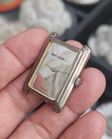 นาฬิกา​ Vintage​ Georg​ Jensen​ Tank​ by​ Concord​ ตัวเรือนเงินแท้​ แบ่งปะนหลักพัน​ ถูกกว่าคาร์เทียเยอะครับ รูปที่ 6