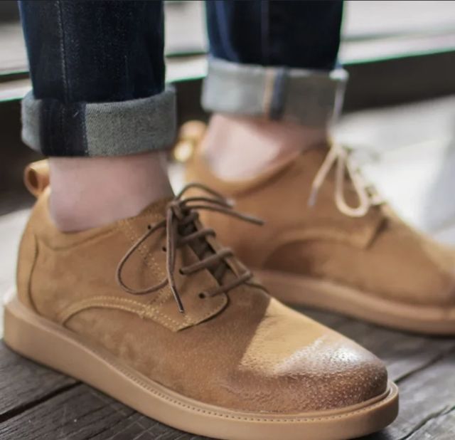 รองเท้าหนังกลับ มือสองสภาพดีไซน์ 41