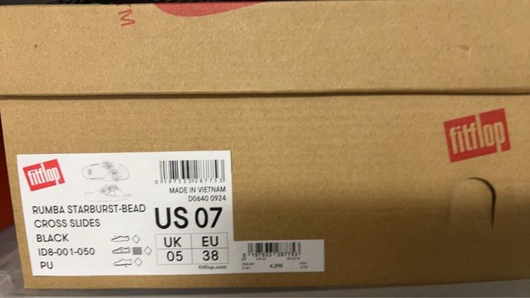 รองเท้า fitflop แท้ size EU38 ซื้อจากshop ในห้าง รูปที่ 2