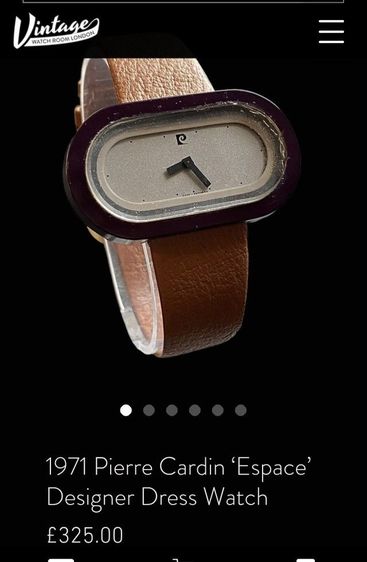 นาฬิกา​ Vintage​ Pierre Cardin​ Espace​ by​ Citizen​ ​​(1971) ระบบไขลาน​ เก่าเก็บ​ สวยมาก​ ราคาดีที่สุดครับ รูปที่ 10