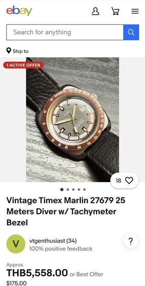 นาฬิกา​ Vintage​ Timex Marlin ระบบไขลาน​ หายากแล้วครับ​ แบ่งปันกันเบาๆครับ รูปที่ 14