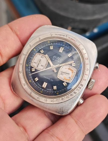 นาฬิกา​ Vintage​ BWC Chronograph ระบบไขลาน​ หายากมาก​ ราคาแบ่งปันกันครับ รูปที่ 4