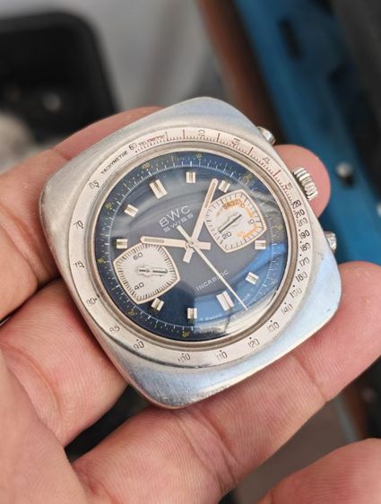 นาฬิกา​ Vintage​ BWC Chronograph ระบบไขลาน​ หายากมาก​ ราคาแบ่งปันกันครับ รูปที่ 3