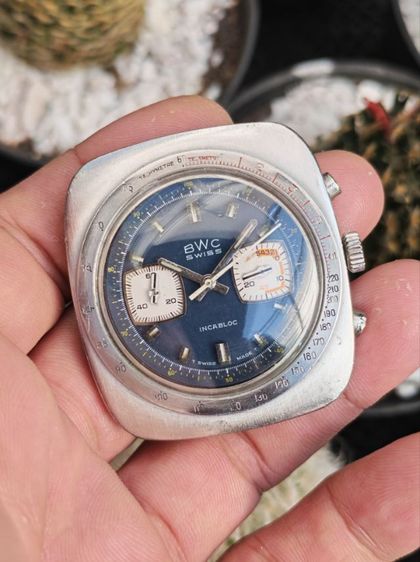 นาฬิกา​ Vintage​ BWC Chronograph ระบบไขลาน​ หายากมาก​ ราคาแบ่งปันกันครับ รูปที่ 2