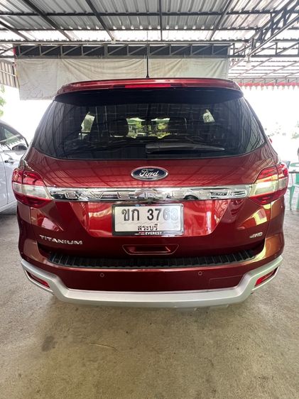 Ford Everest 2016 3.2 Titanium Plus 4WD Utility-car ดีเซล ไม่ติดแก๊ส เกียร์อัตโนมัติ แดง รูปที่ 4