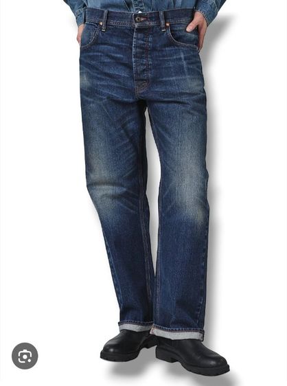 ยีนส์ EDWIN👖🟠ริ้วลายสวยสวย รูปที่ 2