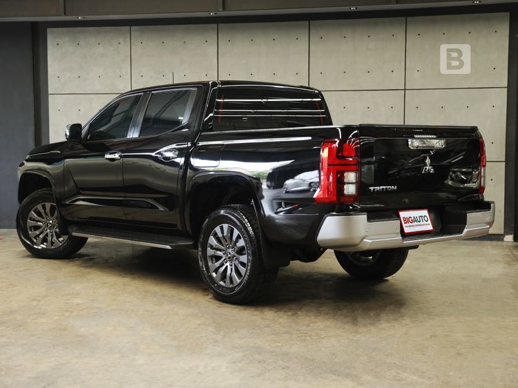 Mitsubishi Triton 2025 2.4 Plus Ultra Pickup ดีเซล ไม่ติดแก๊ส เกียร์อัตโนมัติ ดำ รูปที่ 4