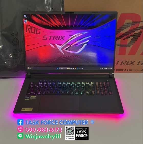 Republic Of Gamers (ROG Gaming) ใช่ อื่นๆ วินโดว์ อื่นๆ (RTX 5080) ASUS ROG STRIX G18 G815LW-S9112W - VOLT GREEN