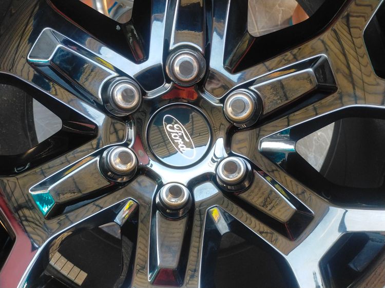 แม็กฟอร์ด ขอบ20 พร้อมยางบริสโตน 265 50 20 ปี24 แม็กป้ายแดงสีเดิม ยางสวยทุกเส้นยางวิ่งมา 9,000 กิโลเมตรดอกสวยตามรูป รูปที่ 5