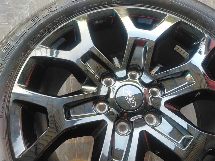 แม็กฟอร์ด ขอบ20 พร้อมยางบริสโตน 265 50 20 ปี24 แม็กป้ายแดงสีเดิม ยางสวยทุกเส้นยางวิ่งมา 9,000 กิโลเมตรดอกสวยตามรูป รูปที่ 7