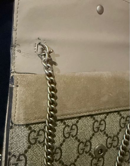 (มีตำหนิขอคนรับได้เอาไปใช้ต่อ) gucci dionysus super mini รูปที่ 6