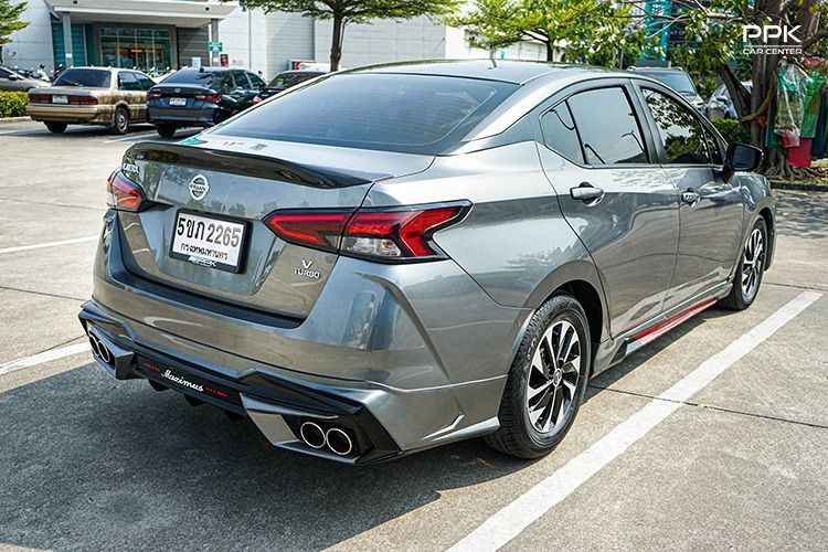 Nissan Almera 2022 1.0 V Sedan เบนซิน ไม่ติดแก๊ส เกียร์อัตโนมัติ เทา รูปที่ 4